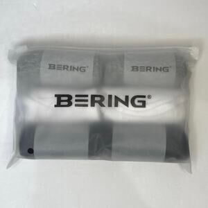 BERING Women's Low Cut No Show Socks (6Pairs) White Black Gray